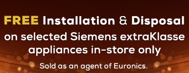Siemens Free Installation & Disposal